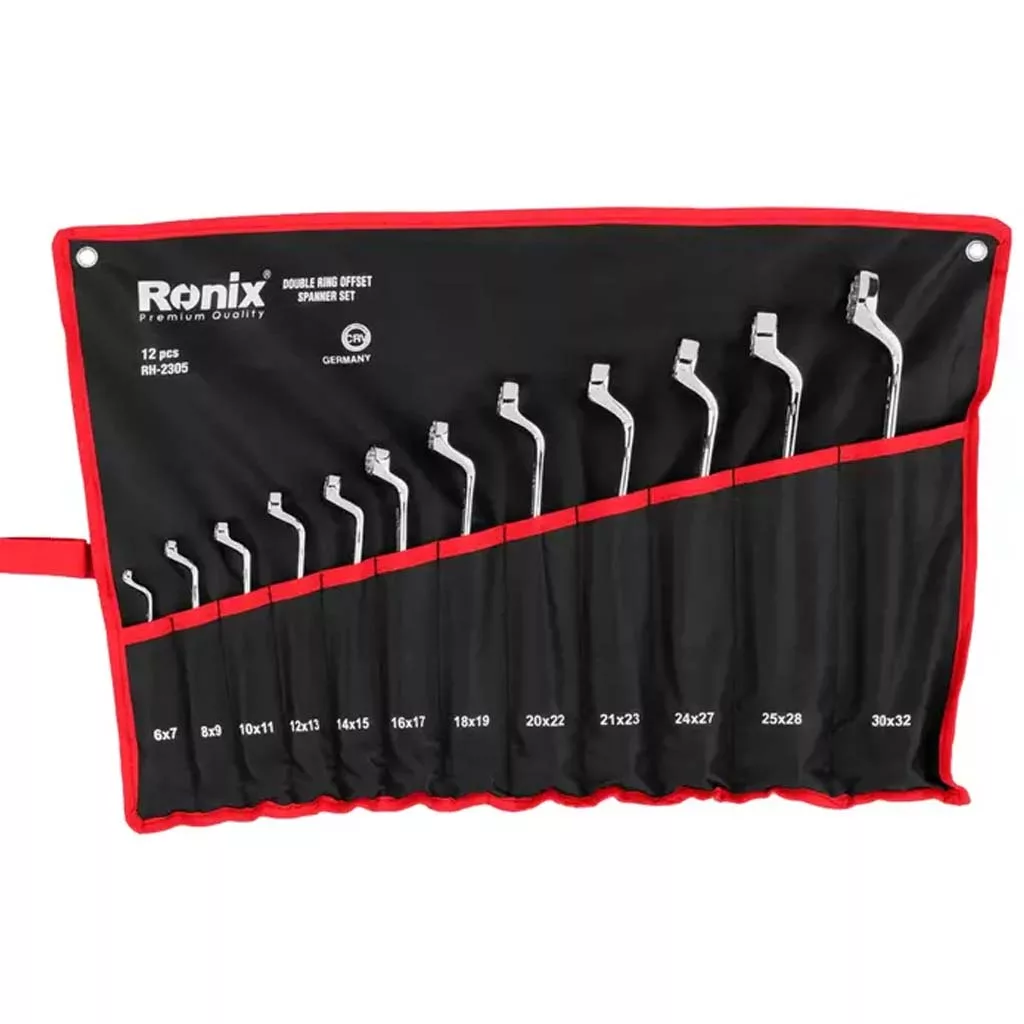 ست 12 عددی آچار دو سر رینگی مدل RH-2305 رونیکس