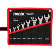 ست 8 عددی آچار دو سر تخت مدل RH-2204 رونیکس