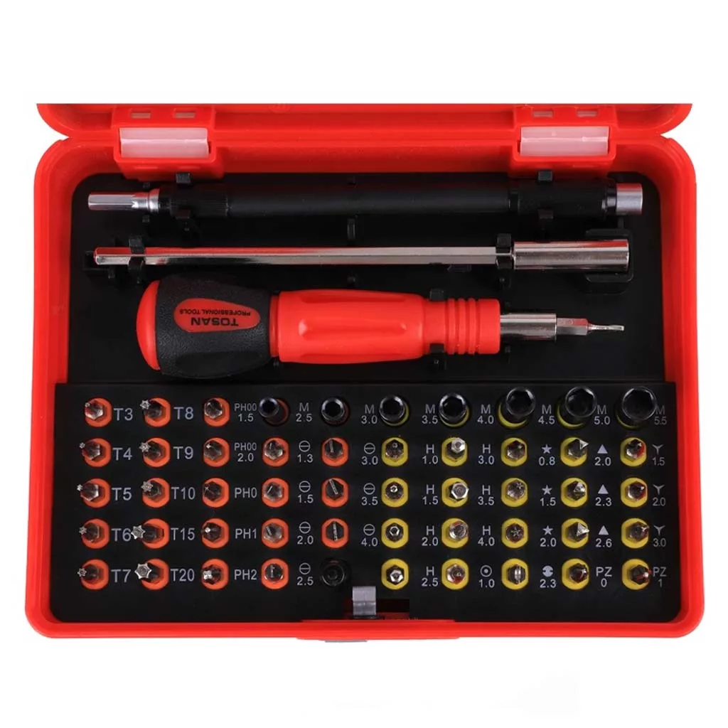 ست پیچ گوشتی 54 عددی مدل T8316-S54 توسن