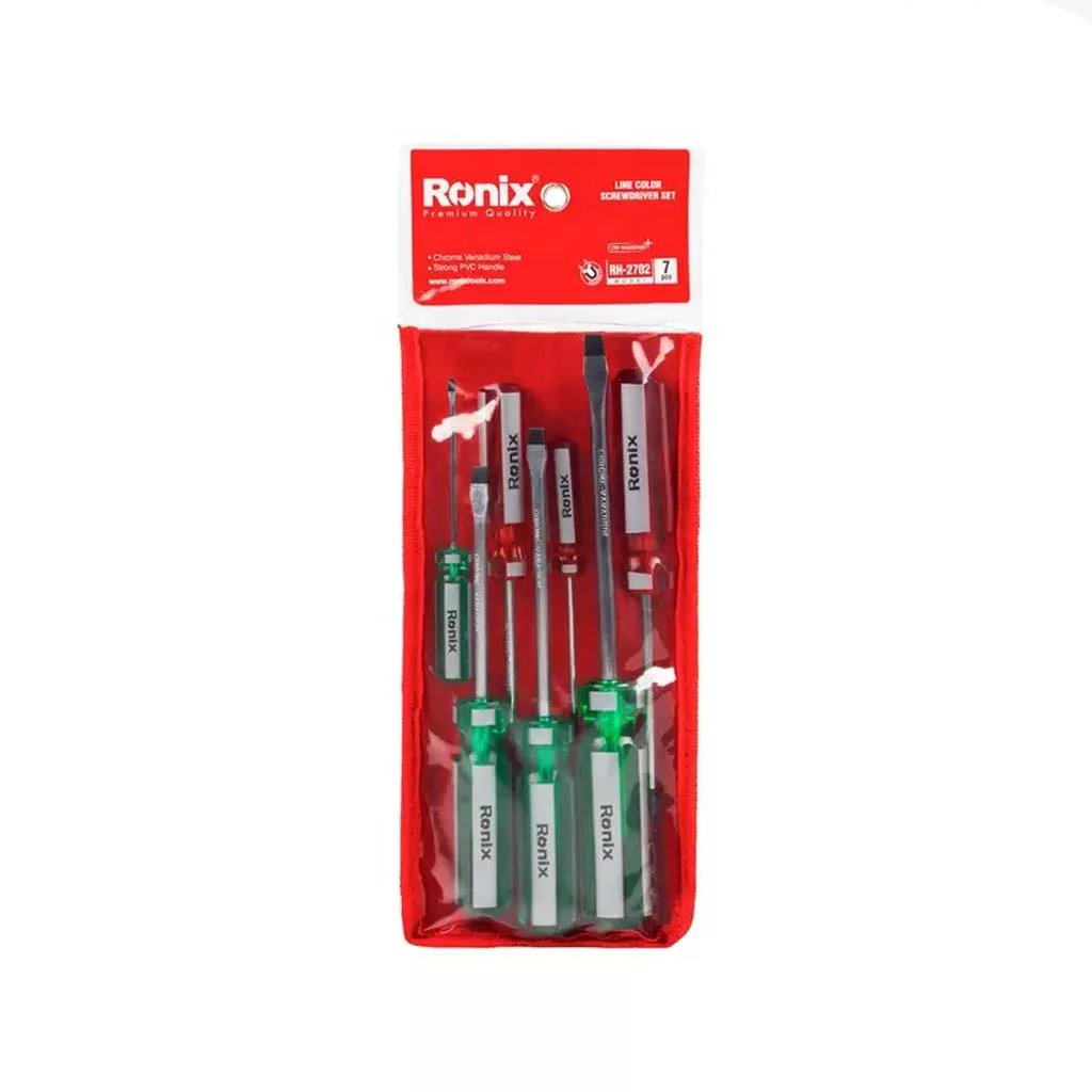 پیچ گوشتی دسته کریستالی ساعتی 7 عددی مدل RH-2702 رونیکس