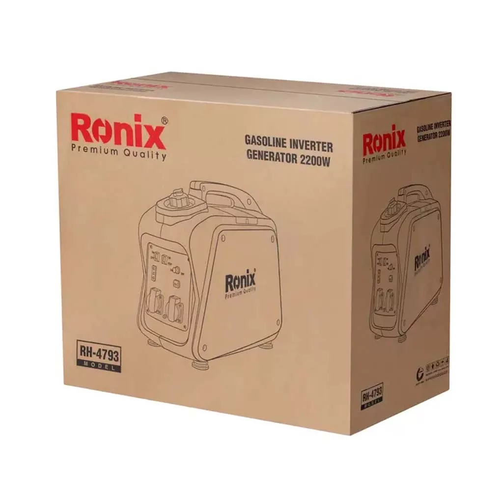 موتور برق بنزینی سایلنت 2200 وات مدل RH-4793 رونیکس