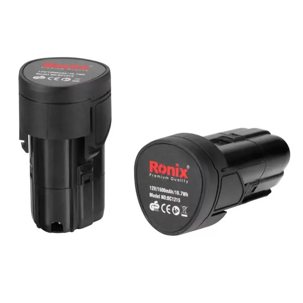 کیت دریل شارژی چکشی 12 ولت دو باتری مدل RS-8613 رونیکس