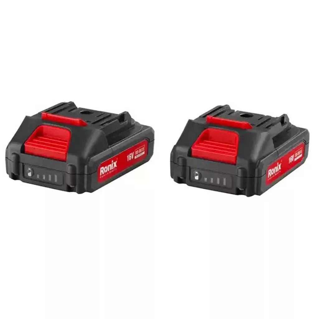 کیت دریل شارژی چکشی 16 ولت دو باتری مدل RS-8615 رونیکس